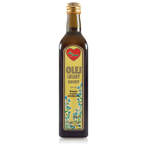 Olej lniany złocisty 500ml